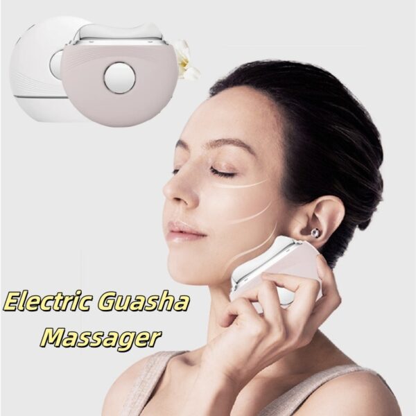 Electric Guasha Massager EMS Face Lifting Remove Edema Firming Skin Clod Heat Body Scraping Therapy Skincare Beauty Device (Copy)